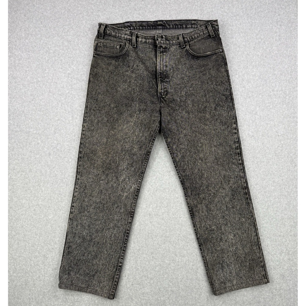 Vintage Levis Jeans Mens 38x31 (Fits 38x28) Charcoal 540 Relaxed Fit Made In USA